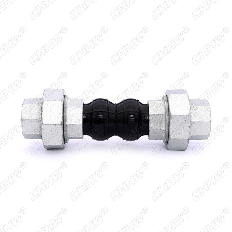 DN32絲扣連接橡膠軟接頭(經(jīng)緯線橡膠接頭)